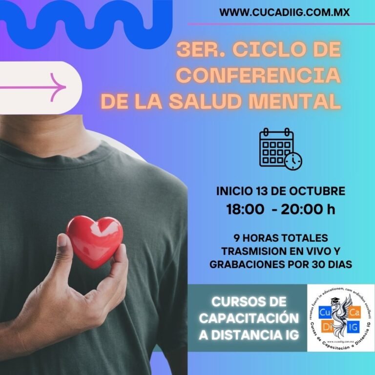 3er. Ciclo de Conferencias de la Salud Mental