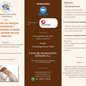 Taller: Acompañando el duelo por la pérdida de una mascota